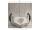 Ridder WC sedátko zvýšené 10cm, s madlami, biele