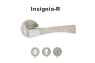 Domino Insignia-R  kľučka s rozetou pre WC zámok, lesklý chróm/nikel, akcia