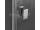 Aquatek GLASS B2 Sprchové dvere do niky 75x195cm, dvojkrídlové dvere, biele, matné sklo