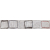 Rako CONCEPT WLAH5012 listela ( Monopoli ) svetlo šedá 25x4,5x0,7cm, 1.tr.