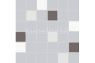 Rako CONCEPT PLUS WDM05010 mozaika 4,7x4,7  šedá mix 30x30x0,7cm, 1.tr.