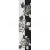 Villeroy&Boch 1895NW65 Melrose bordúra biela-čierna 15x60cm