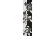 Villeroy&Boch 1895NW65 Melrose bordúra biela-čierna 15x60cm