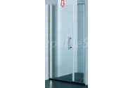 SAMTEK dvere do niky SKD 90(+4)x190 cm,rám matný Al,  sklo 6 mm,číre,povrch SANS-PORE,ľavé