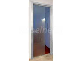 JAP sklenené posuvné dvere do JAP 60/197cm - satináto biele - jednokrídlové