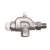 HERZ - Rohový termostatický ventil s odvzd.ventilom max.prietokom,vnútorný závit,TS-E, 1/2