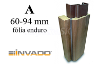 INVADO obklad kovovej zárubne, fólia enduro, pre hrúbku steny A 60-94 mm