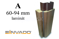 INVADO obklad kovovej zárubne, laminát, pre hrúbku steny A 60-94 mm