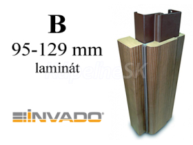 INVADO obklad kovovej zárubne, laminát, pre hrúbku steny B 95-129 mm