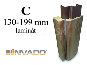 INVADO obklad kovovej zárubne, laminát, pre hrúbku steny C 130-199 mm