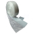 HERZ Pás dilatačný z polyetylénu, šedý, hrúbka 8 mm, výška 150 mm, dĺžka kotúča je 25 m -