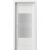 PORTA Doors SET Rámové dvere VERTE B7, laminofólia 3D Super Matt biela +zárubeň+kľučka