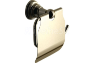 Sapho DIAMOND držiak toaletného papiera s krytom, bronz