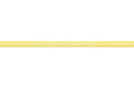 Rako EASY reliéfná listela 2x40, žltá-matná WLRMG063, 1.tr.