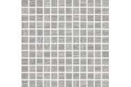 Rako SENSO obklad-mozaika 30x30, šedá mat-lesk, WDM02228, 1.tr.