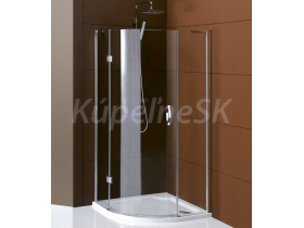 Gelco LEGRO štvrťkruhová sprchová zástena 900x900mm, číre sklo