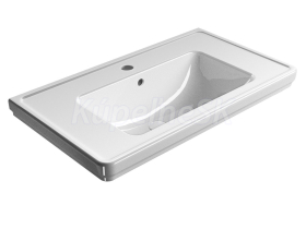 GSI CLASSIC keramické umývadlo 90x50 cm, biela ExtraGlaze