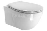 GSI CLASSIC závesná WC misa, 37x55 cm, biela ExtraGlaze