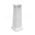 GSI CLASSIC univerzálny keramický stĺp k umývadlam 66x27 cm, biela ExtraGlaze