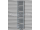 Kúpeľňový radiátor rebríkový, oblý, š. 600 v. 790, chróm