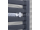 Kúpeľňový radiátor, rebríkový, rovný, s profilmi, 600-776mm (š-v), výkon 552 W, biely