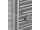 Kúpeľňový radiátor, rebríkový, oblý, 450-950mm (š-v), výkon 356 W, nerez - KARTÁČ