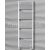 Kúpeľňový radiátor rebríkový, oblý, š. 750 v. 1480 mm, biely