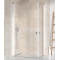 Ravak CHROME CRV1-90 sprchové dvere pre rohový s. kút, krídlové, Biela,Transparent+vešiak