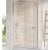 Ravak CHROME CRV1-90 sprchové dvere pre rohový s. kút, krídlové, Satin,Transp +vešiak