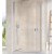 Ravak CHROME CRV1-100 sprchové dvere pre rohový s.kút, krídlové, Satin,Transp +vešiak