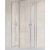 Ravak CHROME CRV2-80 sprchové dvere pre rohový s. kút, krídlové, Bright alu,Transp +vešiak