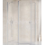 Ravak CHROME CRV2-110 sprchové dvere pre rohový s.kút, krídlové, Satin,Transp +vešiak