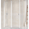 Ravak CHROME CRV2-120 sprchové dvere pre rohový s.kút, krídlové, Biela,Transp +vešiak