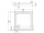 Cersanit TAKO štvorcová sprchová vanička akrylát s integrov.panelom 80x80x6,Biela S204-011
