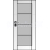 Doornite Profilované DAKOTA Sklo 4/4 DTD Biele interiérové dvere