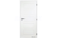 Doornite Profilované OREGON Plné Biele interiérové dvere
