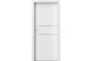 PORTA Doors SET Rámové dvere LINE, vzor C.1, farba Biela, so zárubňou a kľučkou