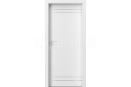 PORTA Doors SET Rámové dvere LINE, vzor D.1, farba Biela, so zárubňou a kľučkou