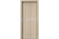 PORTA Doors SET Rámové dvere LINE, vzor D.1, farba Dub Milano 1, so zárubňou a kľučkou