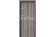 PORTA Doors SET Rámové dvere LINE, vzor E.1, farba Dub Milano 4, so zárubňou a kľučkou