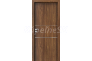 PORTA Doors SET Rámové dvere LINE, vzor E.1, farba Orech Modena 1, so zárubňou a kľučkou