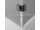 Aquatek DYNAMIC A6 Rohový sprchový kút 90x90x195cm, skladacie dvere, chróm, sklo číre