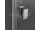 Aquatek GLASS R10 Rohový sprchový kút 100x80x195cm, jednokrídlové dvere, chróm, číre sklo