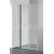 Arttec COMFORT C8 Sprchové lietacie dvere do niky 97-102x195 cm,sklo Grape,rám Chróm