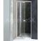 Aqualine AMICO sprchové dvere do niky 740-820x1850 mm Číre/Biela Pivotové dv.