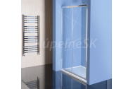 Polysan EASY LINE sprchové dvere do niky 1100 mm, Číre/leštený Hliník