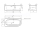 Knief WALL CORNER voľne stojaca akrylátová vaňa 180x80x60cm biela,Ľavá