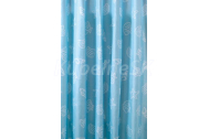 Aqualine Sprchový záves 180x200cm, polyester, modrá, mušľa