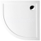 Polysan SERA sprchová vanička z liateho mramoru, štvrťkruh 100x100x4cm, R550, biela