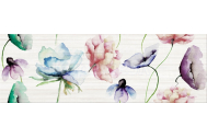 Cersanit ELEGANT STRIPES Multicolour Inserto Flower 25X75 obklad-dekor, OD681-008,1.tr.